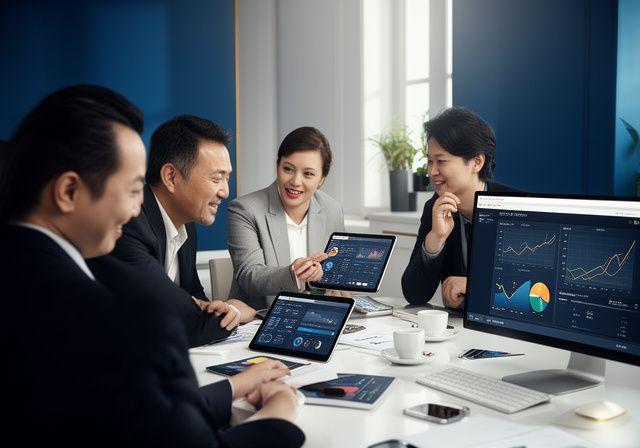 Imprenditori che valutano una digital transformation per un'azienda tradizionale